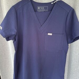 Figs Navy Scrub Set
